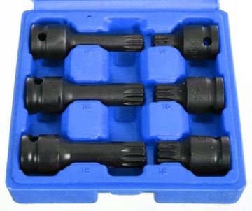 НАБОР УДАРНЫХ БИТ ШПЛАЙН 1/2 M14 - M18 VAG HUBS