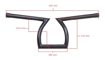 Kierownica Harley Bobber Chopper Custom Cafe 25,5