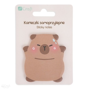 Стікери самоклеючі 6,2 x 6 см, 30 аркушів - капібара - HAPPY DALPRINT