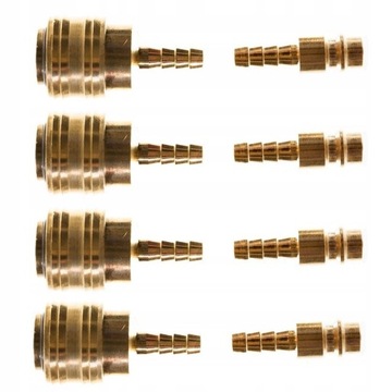 Zestaw SZYBKOZŁĄCZY szybkozłączka wtyczka 6mm