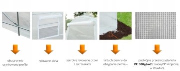САДОВЫЙ ТУННЕЛЬ 3x6 м UV5 18м2 + СЕМЕНА 2xДВЕРИ ПРОФЕССИОНАЛЬНЫЙ ТУННЕЛЬ
