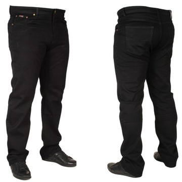 Spodnie męskie jeans W:44 114 CM czarne