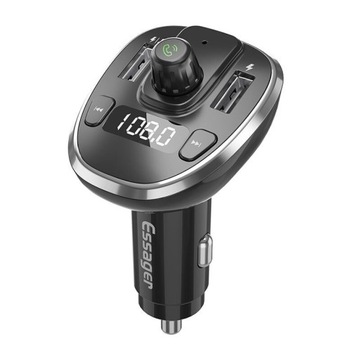 TRANSMITER FM BLUETOOTH 5.0 ESSAGER ŁADOWARKA 4in1