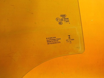AUDI Q2 81A 32KM SKLO (OKNO) DVEŘE ZADNÍ LEVÝ 81A845205 2019