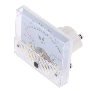 Набор из 2 амперметров постоянного тока мА и А с аналоговой панелью и амперметрами.