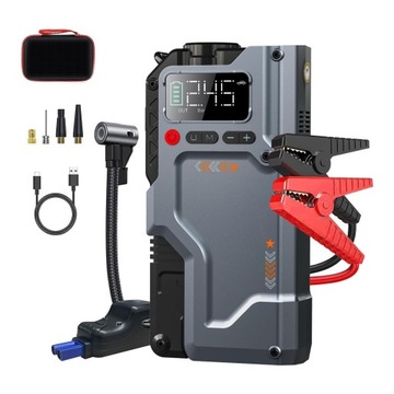 POWERBANK 26800mAh POWERBANKÓW BOOSTER ze 150PSI sprężarką powietrza
