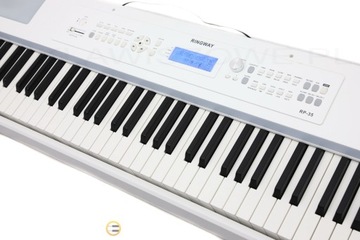 Ringway RP-35 BIAŁE PIANINO + STATYW ŁAWKA OKRYCIE