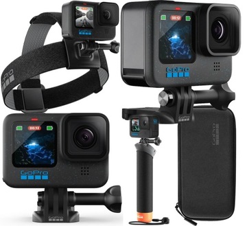 GoPro HERO12 Black bundle hard +2x Bateria Enduro Kamera Wi-Fi ZESTAW