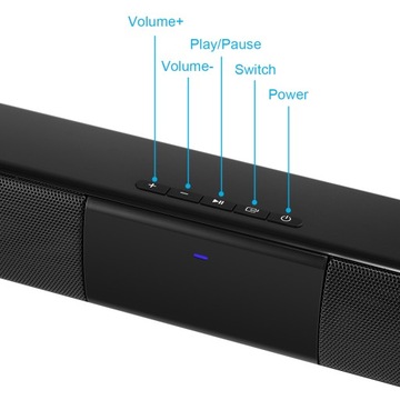 Универсальная акустическая система объемного звучания, звуковая панель для домашнего кинотеатра с