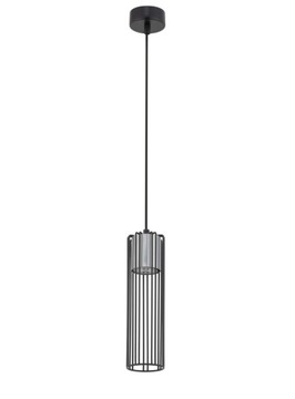 SIGMA Nowoczesna lampa LED FOBIA 1 lampa wisząca czarny/srebrny LED