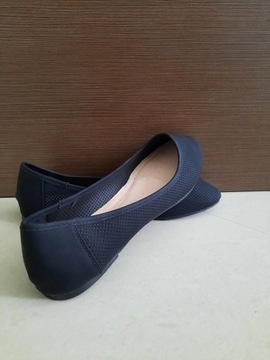 БАЛЕТКИ ЧЕРНЫЕ 41 НОВЫЕ 26,5 СМ