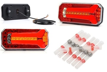 LAMPY TYLNE PRZYCZEPY ZESPOLONE LED 12V/24V ZESTAW