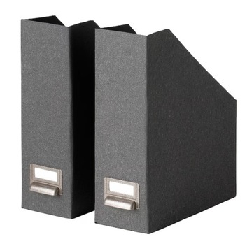 IKEA TJOG SEGREGATOR ORGANIZER NA DOKUMENTY CIEMNOSZARY 2 SZT