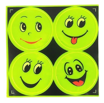 Светоотражающие наклейки Светоотражающие счастливые улыбки