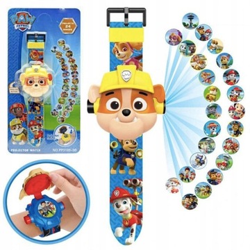 PAW PATROL PAW LED 3D ЧАСЫ С ПРОЕКТОРОМ SKYE