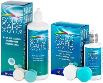 PŁYN DO SOCZEWEK Solo Care Aqua 360ml + 90ml
