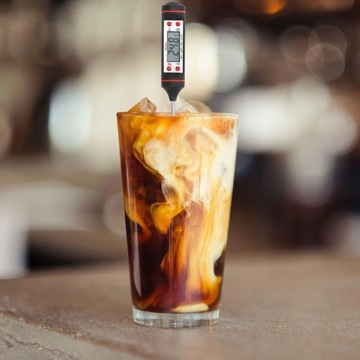 Электронный штыревой термометр КУЧЕННЫЙ с щупом для мяса для мясного ассорти на гриле