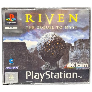 RIVEN THE SEQUEL TO MYST - PlayStation (PSX)(PS1)