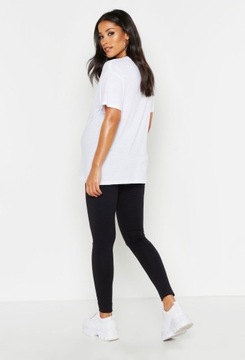 Черные базовые леггинсы для беременных Boohoo 44