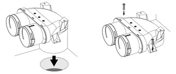 Статическая коробка ВЕНТС флексивент 2Х75/125 РЕКУПЕРАЦИЯ