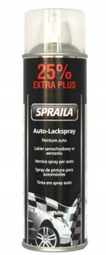 SPRAILA BEZBARWNY POŁYSK LAKIER FARBA DO FELG NITRO SPRAY 500 ML