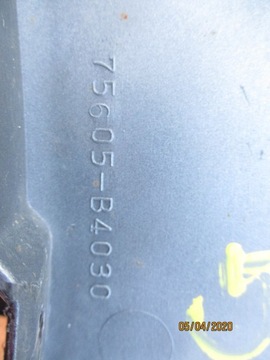 TERIOS ZADNÍ LIŠTA DVEŘE BLATNÍK 75605-B4030 P-N