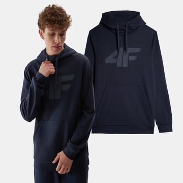 4F МУЖСКАЯ СПОРТИВНАЯ ФУТБОЛКА С БАЗОВЫМ КАПЮШОНОМ