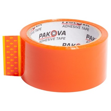 Taśma Pakowa Pomarańczowa 48/50y Taśma klejąca PAKOVA