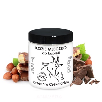 KOZIE MLEKO DO KĄPIELI ORZECH W CZEKOLADZIE 400 G