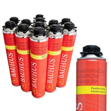 PIANA MONTAŻOWA PIANKA PISTOLETOWA Bauhus 750ml