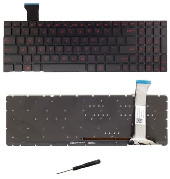 KLAWIATURA LED DO ASUS ROG GL552 GL552JX GL552VW GL552V PODŚWIETLANA