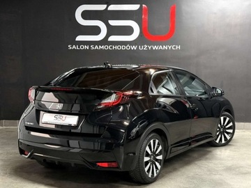 Honda Civic IX Hatchback 5d Facelifting 1.4 i-VTEC 100KM 2016 Honda Civic 1.4 16V 100 KM Elegance Kamera Nawigacja LED ALU Gwarancja SSU, zdjęcie 4