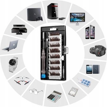 НАБОР ТОЧНЫХ ОТВЕРТОК 60 В 1, МАГНИТНЫЕ ОТВЕРТКИ TORX, НАСАДКИ, МАГНИТ