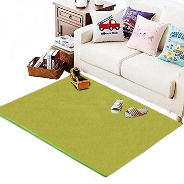 Zielony miękki dywan chodnik 100x150 dla dzieci