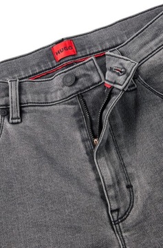 Hugo Boss szare jeansy HUGO734 r.36/34