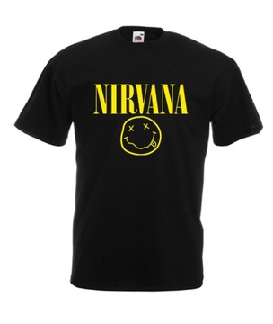 XXXL KOSZULKA MĘSKA NIRVANA KURT COBAIN NEVERMIND