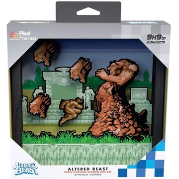 Пиксельные рамки в стиле ретро из игры Altered Beast SEGA