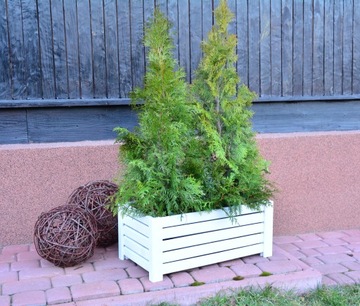 ДЕРЕВЯННЫЙ САДОВЫЙ ЦВЕТОЧНЫЙ ЦВЕТОК для террасы КОРОБКА 60 см