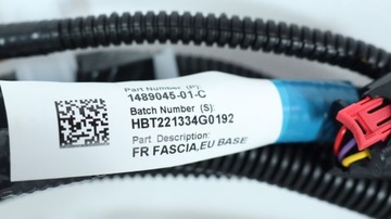ЖГУТ УСТАНОВКИ ПЕРЕДНЕГО БАМПЕРА МОДЕЛЕЙ TESLA 1489045-01-C