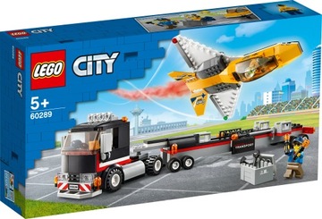 LEGO City 60289 Transporter odrzutowca pokazowego