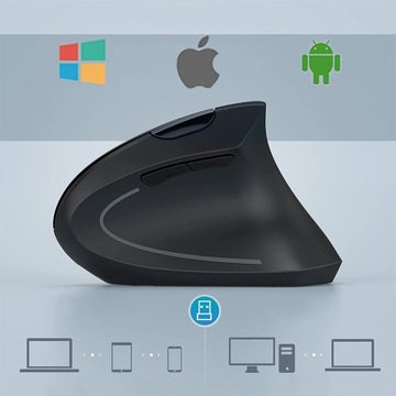 ВЕРТИКАЛЬНАЯ ВЕРТИКАЛЬНАЯ МЫШЬ БЕСПРОВОДНАЯ ЭРГОНОМИЧНАЯ МЫШЬ ДЛЯ ПК