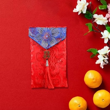 Китайский Лунный Новый Год Красный Конверт Денег Подарочный Стиль D Вертикальный