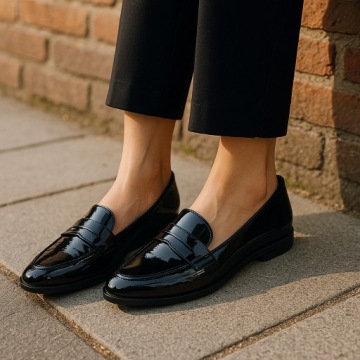 Женские туфли BLACK ELECTRANT BALLERINES 6356 размер 39