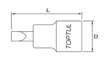 Розетки и аксессуары TOPTUL BCCA086E