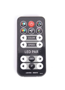 Светодиодный прожектор PAR DMX 12x 3 Вт, RGB, пульт дистанционного управления