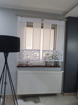 красивые ажурные шторы-панели из бисера.