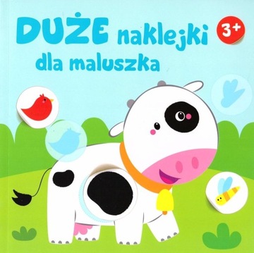 Duże Naklejki dla Maluszka 3+ Krówka