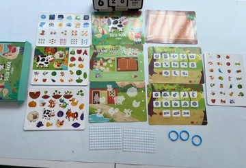 ОБРАЗОВАТЕЛЬНЫЕ НАКЛЕЙКИ МОНТЕССОРИ НА ВЕЛКРО 10 ТЕМ