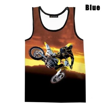 Koszulka bez rękawów Motorcycle Motocross