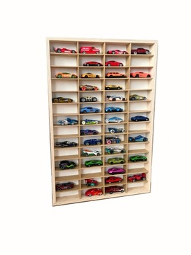 HOT WHEELS półka PIONOWA na 56 resoraki AUTKA